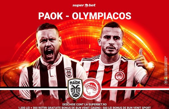 SuperMeci în Super League! Avem derby-ul PAOK – Olympiacos