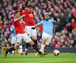 Manchester City și Manchester United se află în top 5 în Premier League // sursă foto: Guliver/gettyimages