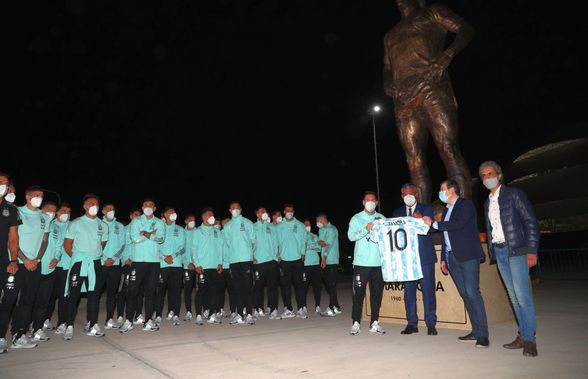 Statuie pentru Maradona la primul meci al Argentinei după moartea legendei » Messi a fost prezent!
