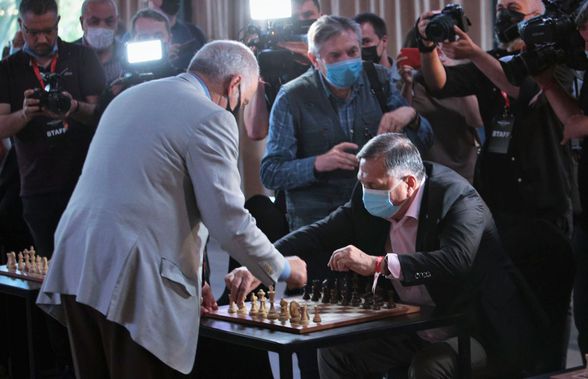 „Confruntare” inedită la Superbet Chess Classic Romania: legendarul Garry Kasparov, față-n față cu Ion Crăciunescu