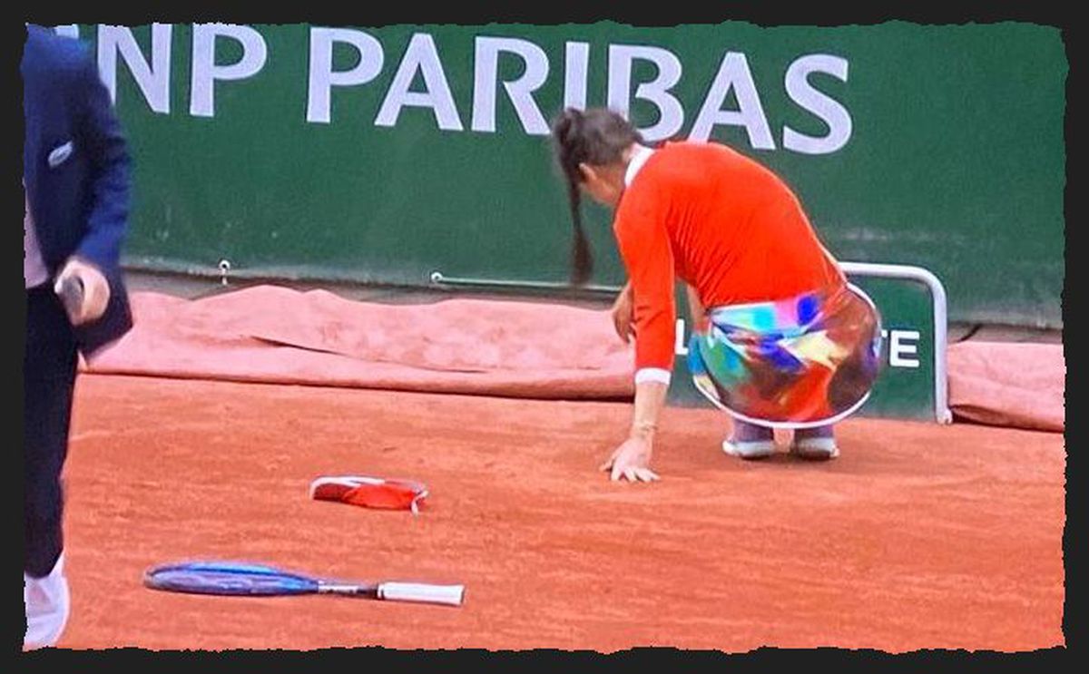 FOTO Sorana Cîrstea, accidentare Roland Garros 04.06.2021