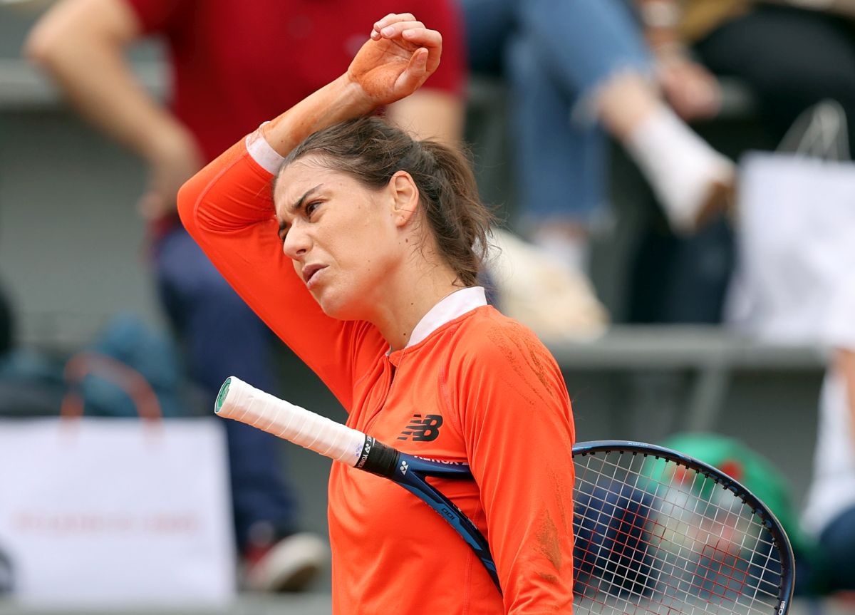 FOTO Sorana Cîrstea, accidentare Roland Garros 04.06.2021