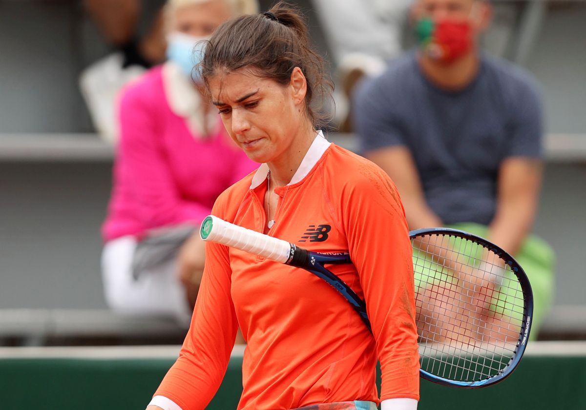 FOTO Sorana Cîrstea, accidentare Roland Garros 04.06.2021