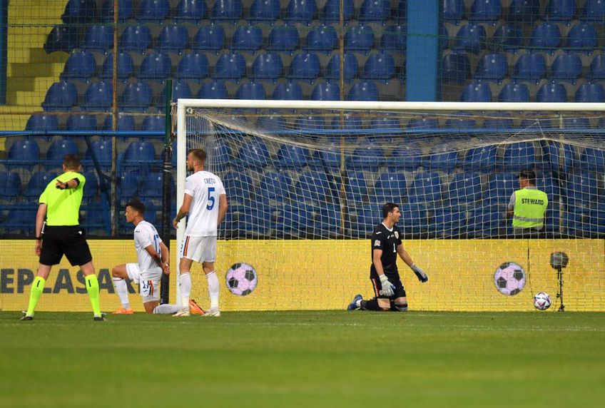 Muntenegru - România în Liga Națiunilor » Golul de 1-0 al gazdelor a pornit de la gafa lui Vlad Chiricheș, căpitanul „tricolorilor”.