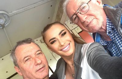 Ce pun la cale? Anamaria Prodan și Mircea Rednic, împreună la meciul formațiilor care atacă promovarea