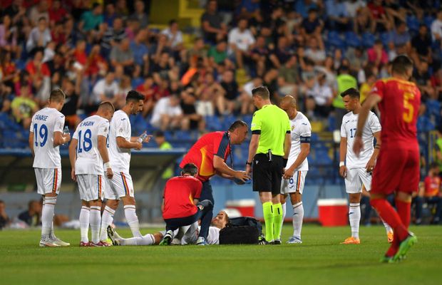 Ce ghinion: improvizația lui Iordănescu s-a accidentat și a ieșit de pe teren în minutul 10!