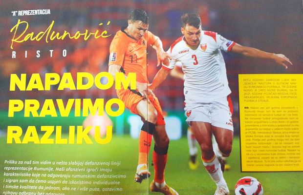 Protagonist în programul de meci, Radunovic le-a dezvăluit muntenegrenilor slăbicunea „tricolorilor”: „E o oportunitate”
