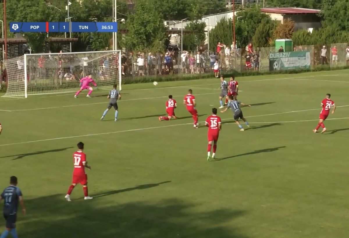 Popești Leordeni - CS Tunari // Golul de 1-1 reușit de Claudiu Herea