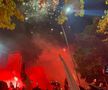 Fanii dinamoviști i-au așteptat noaptea pe jucători la stadionul Dinamo