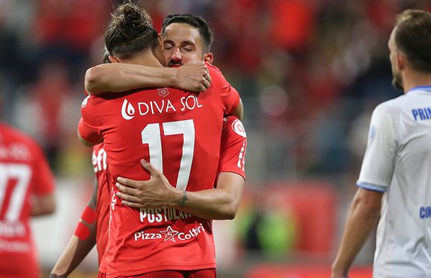 Roș-albii la putere » UTA i-a dat o „manita” Gloriei Buzău și rămâne în Liga 1!