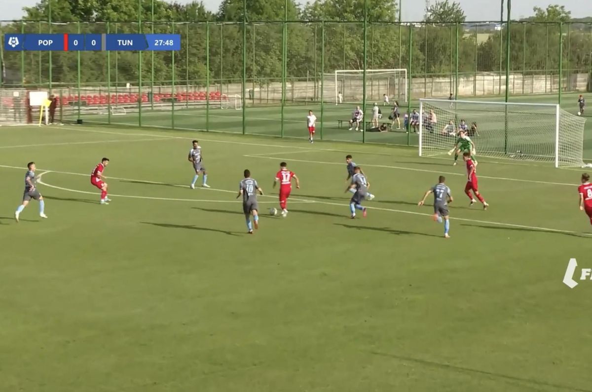 Golul de 1-0 marcat de Popești Leordeni