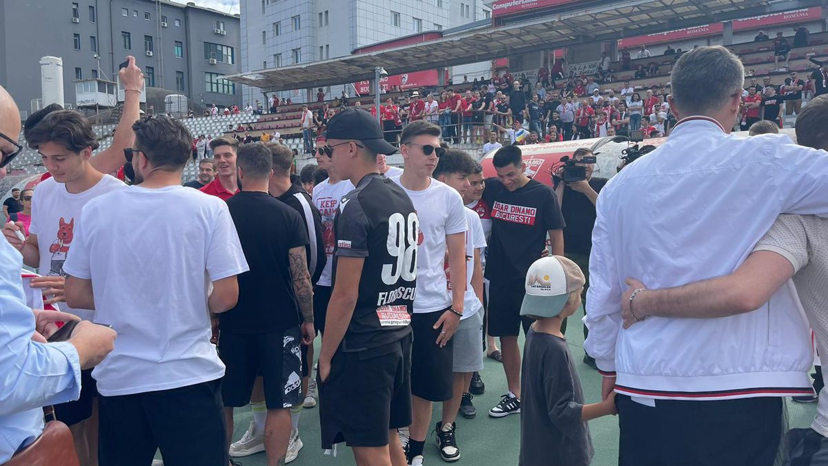 Dinamo sărbătorește promovarea în Ștefan cel Mare