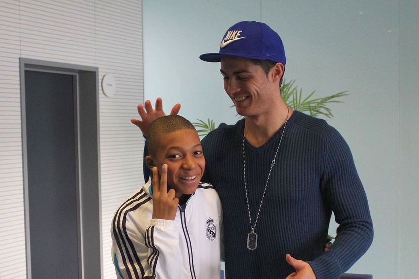 Kylian Mbappe și Cristiano Ronaldo, foto: Instagram