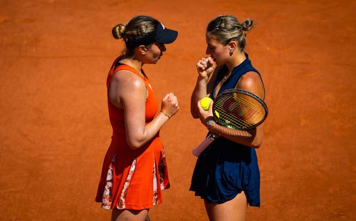 Gabriela Ruse și Marta Kostyuk pe zgura de la Paris FOTO Imago Images