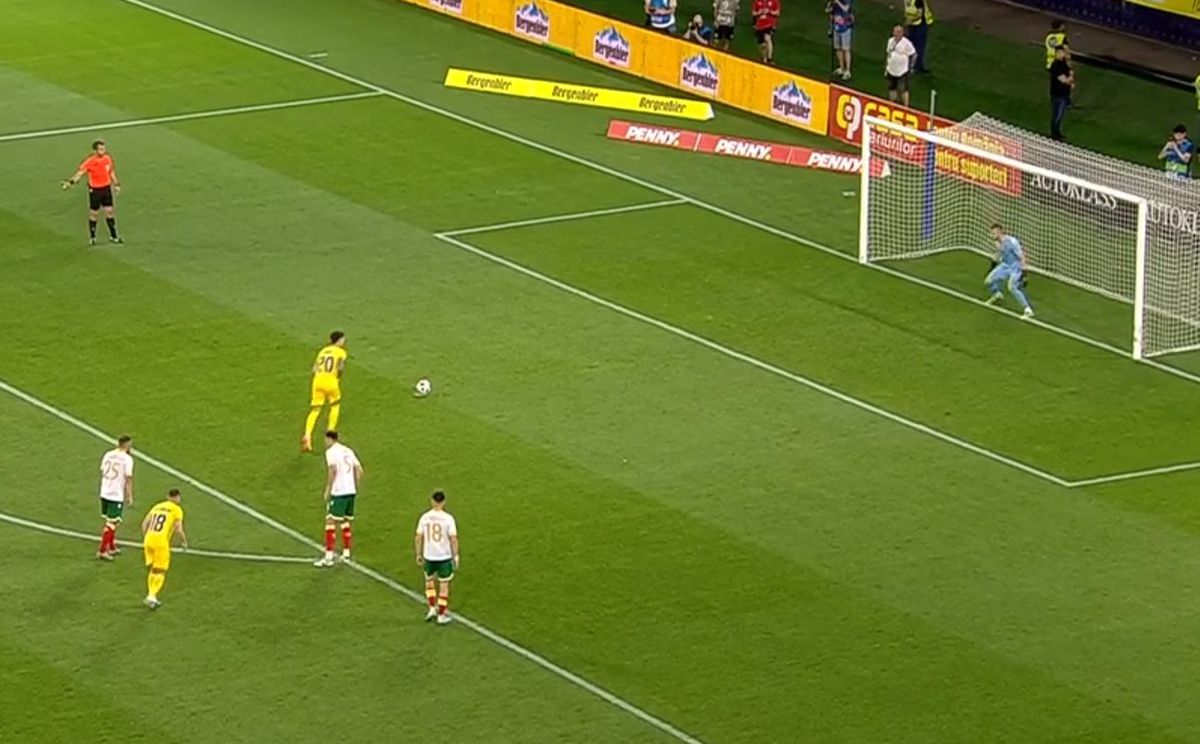 Lamentabil! Dennis Man a executat anemic penalty-ul din România - Bulgaria și prelungește seria de coșmar