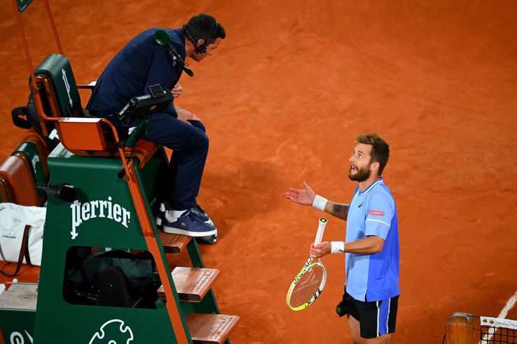 Corentin Moutet la Roland Garros 2024 Foto: Guliver/GettyImages