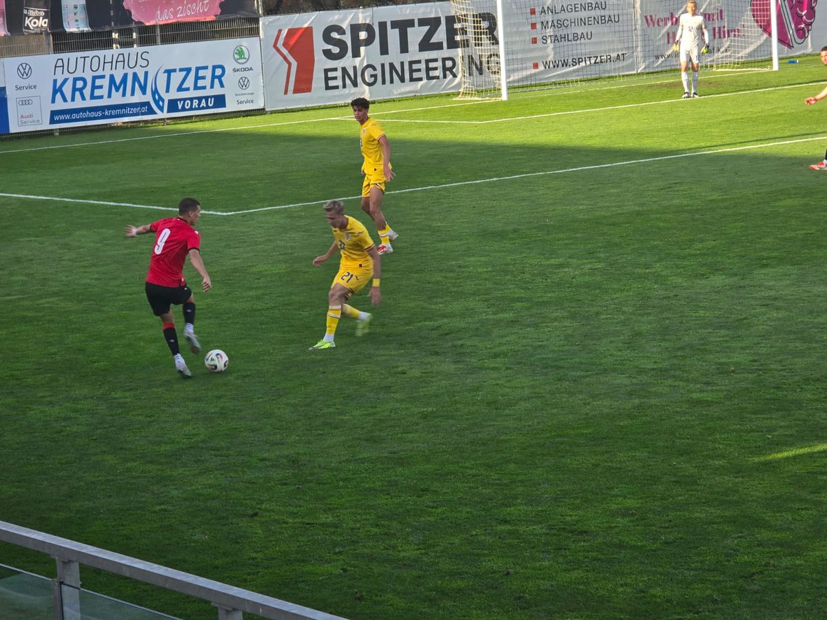România U21, victorie cu Georgia U21 în ultimul test dinaintea Campionatului European » Andrei Borza a fost eroul partidei de la Vorau