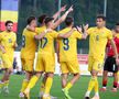 Bucuria „tricolorilor”, după golul lui Borza din amicalul cu Georgia U21 // foto: frf.ro