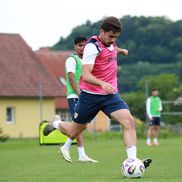 Imagini din cantonamentul naționalei U21. FOTO: FRF