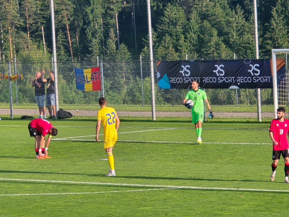 România U21, victorie cu Georgia U21 în ultimul test dinaintea Campionatului European » Andrei Borza a fost eroul partidei de la Vorau