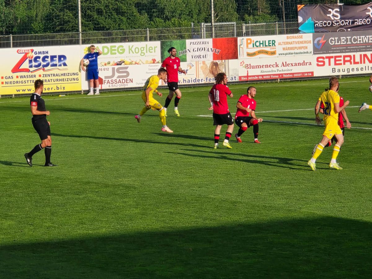 România U21, victorie cu Georgia U21 în ultimul test dinaintea Campionatului European » Andrei Borza a fost eroul partidei de la Vorau