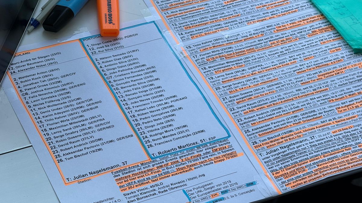 Germania - Portuglia, inainte de meci