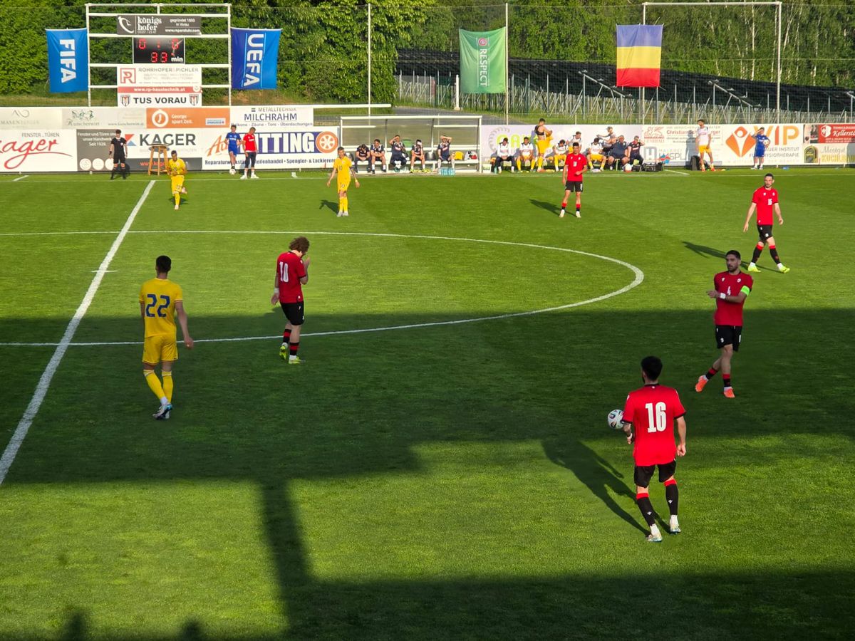 România U21, victorie cu Georgia U21 în ultimul test dinaintea Campionatului European » Andrei Borza a fost eroul partidei de la Vorau