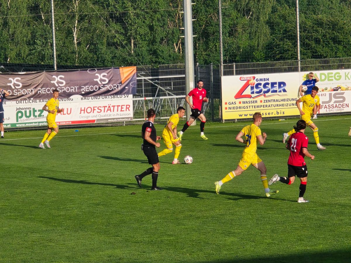 România U21, victorie cu Georgia U21 în ultimul test dinaintea Campionatului European » Andrei Borza a fost eroul partidei de la Vorau