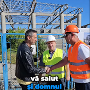 Lucrările la Sala Polivalentă din Slatina au fost reluate oficial // Capturi foto: Facebook @Primăria Municipiului Slatina