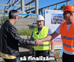 Lucrările la Sala Polivalentă din Slatina au fost reluate oficial // Capturi foto: Facebook @Primăria Municipiului Slatina