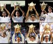 Roger Federer și cele opt imagini ale triumfurilor sale de la Wimbledon Foto Guliver/GettyImages