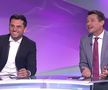 Nicolae Dică (stânga) și Iulian Miu // foto: captură TV Telekom Sport