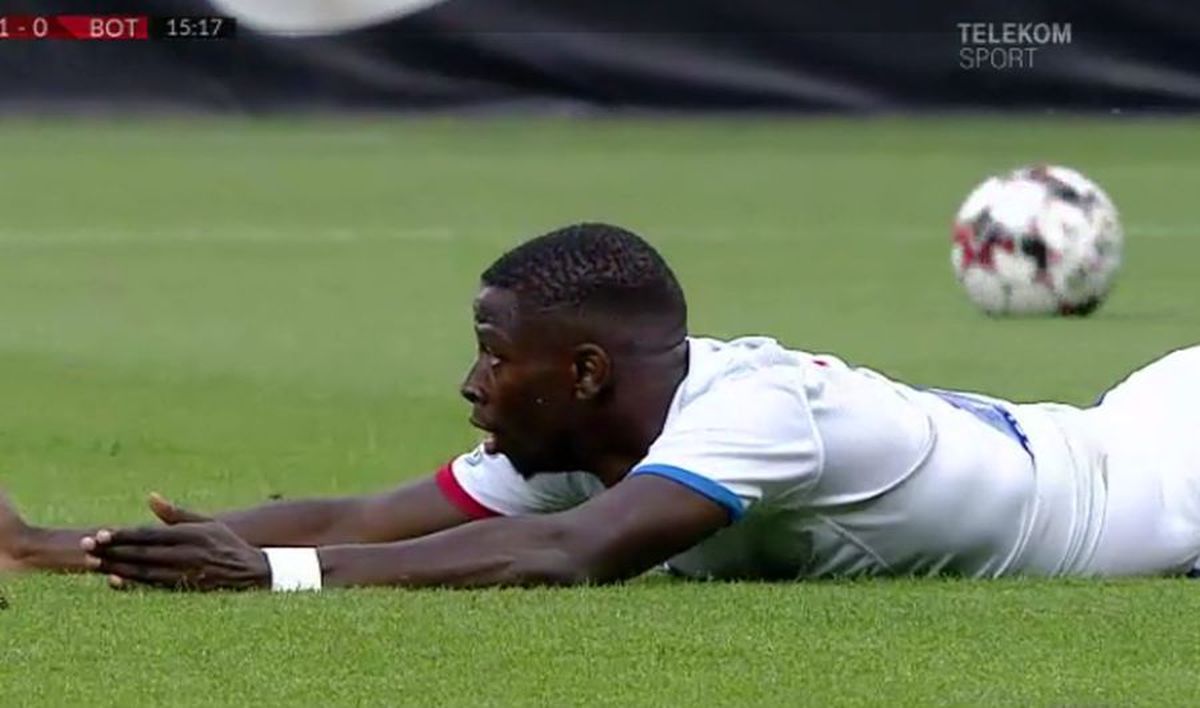 FCSB - BOTOȘANI.  Iulian Cristea, eliminat în debutul partidei!