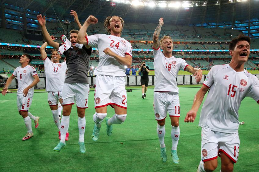 Danemarca e în semifinalele EURO 2020. FOTO: Guliver/Getty Images