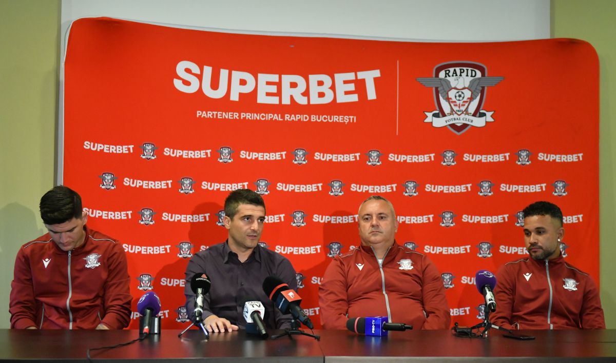 Show la conferința de prezentare a lui Săpunaru și Morais: „Vorbește sau te amendez!”