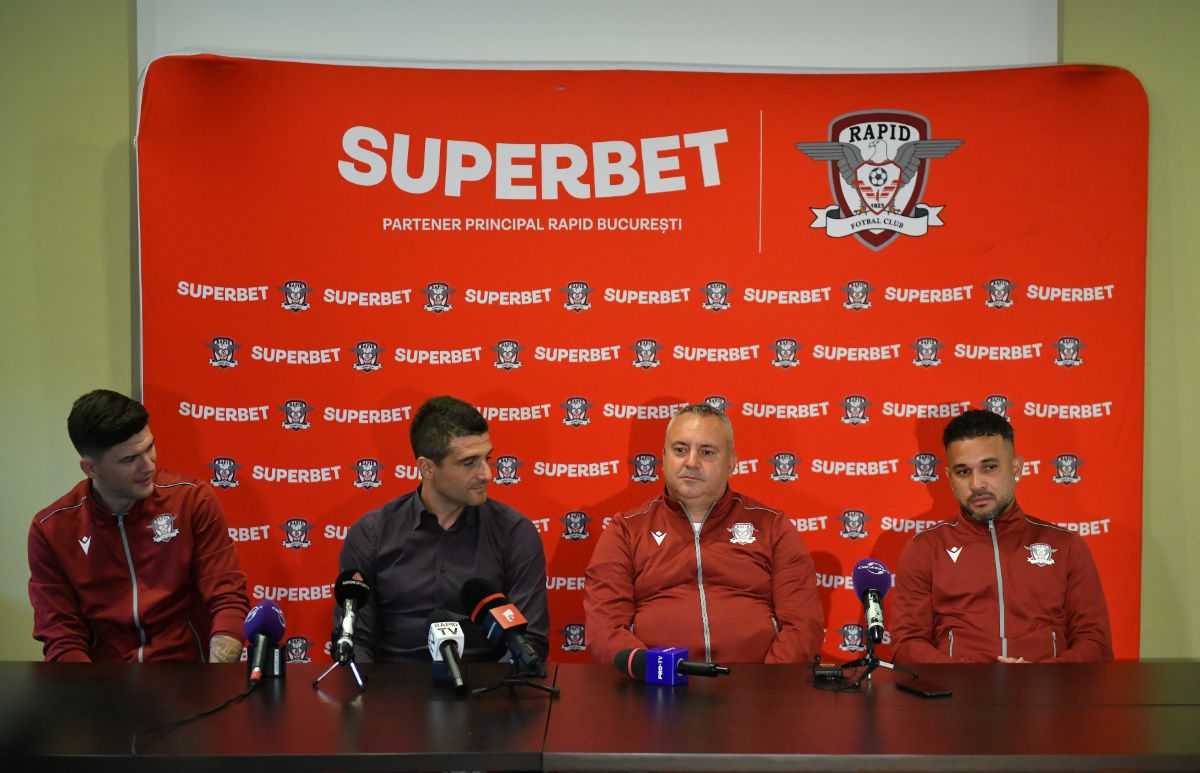 Show la conferința de prezentare a lui Săpunaru și Morais: „Vorbește sau te amendez!”