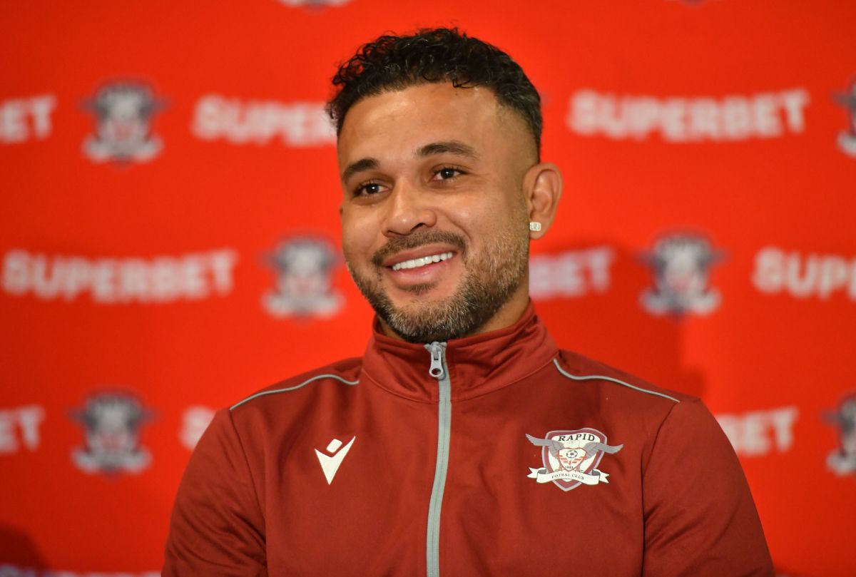 Conferință de presă Rapid - Săpunaru, Niculae, Iosif, Morais