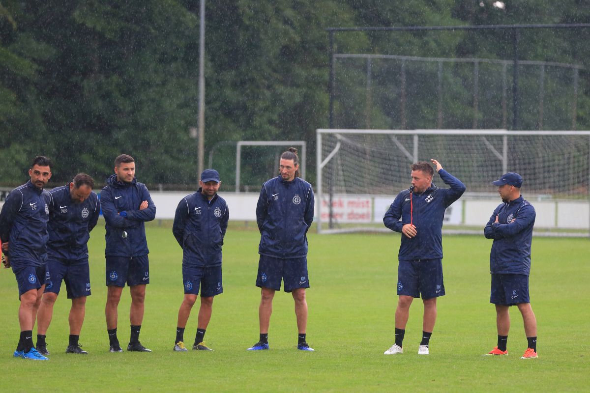 Ploaia i-a aprins pe toți! Ambiții mari la antrenamentul lui FCSB: „Cam tensionat azi”
