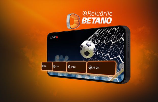 Premieră în România: Betano lansează reluările video pentru transmisiile live de sport