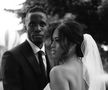 Wilfried Zaha s-a căsătorit cu iubita lui, Paige Bannister. Foto: Instagram