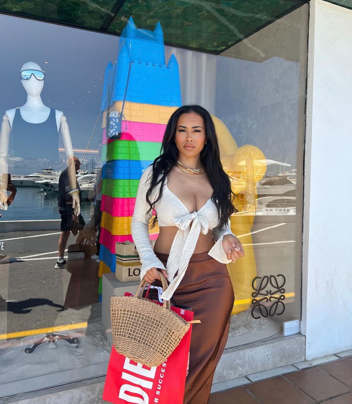 Wilfried Zaha s-a căsătorit cu iubita lui, Paige Bannister. Foto: Instagram