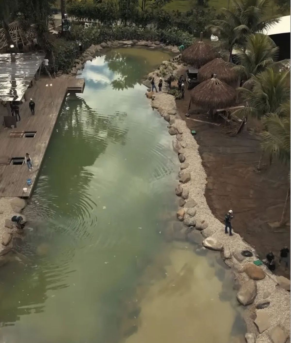 Neymar și-a făcut lac artificial în Brazilia. Foto: Reproducao/Instagram