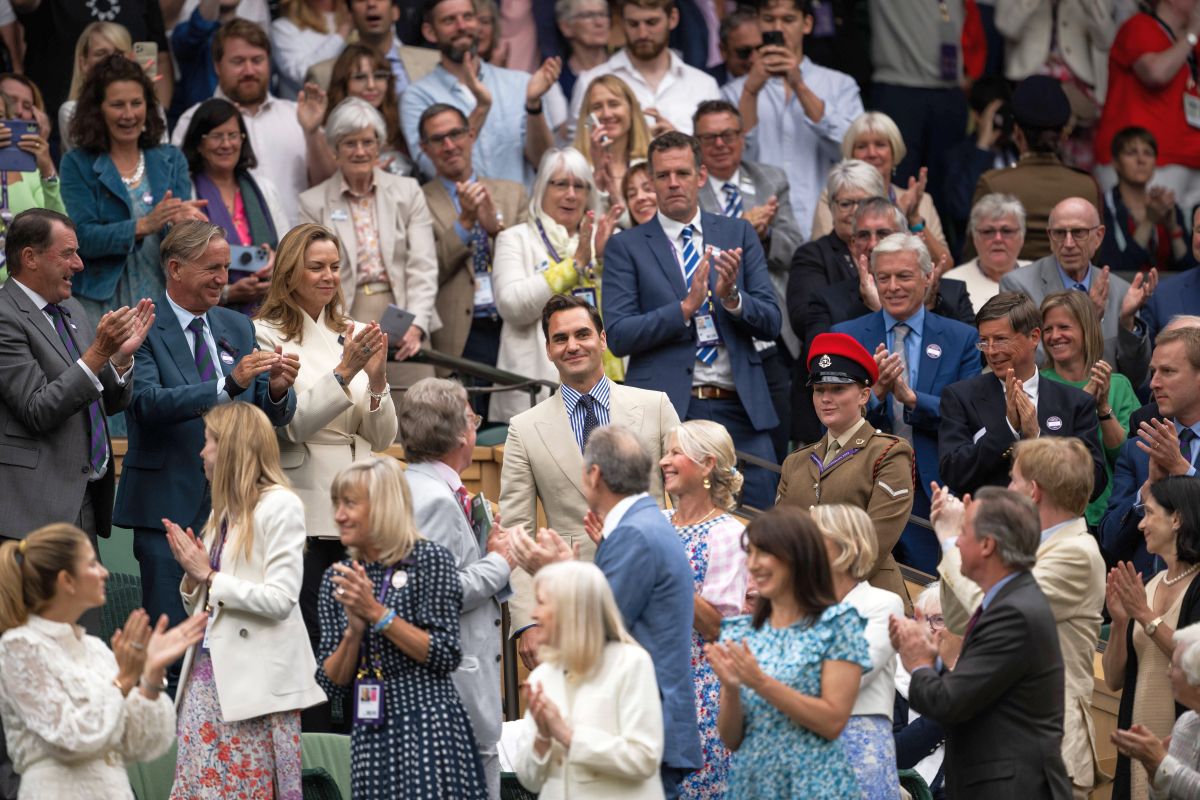 Roger Federer a revenit la Wimbledon pentru prima dată după retragerea din activitate