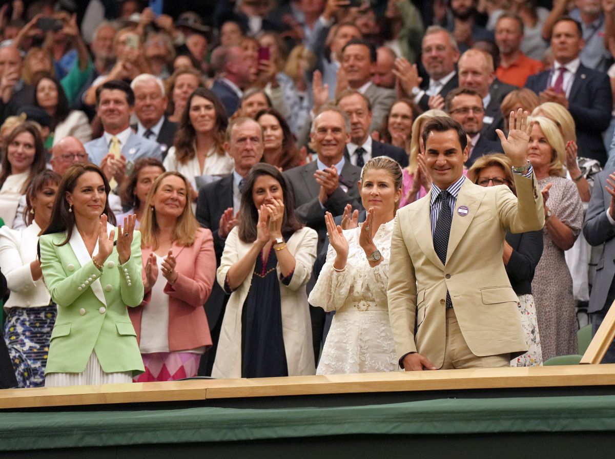 Roger Federer a revenit la Wimbledon pentru prima dată după retragerea din activitate