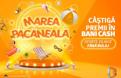 Răcorește-te cu premii zilnice în Marea Păcăneală, toată luna iulie!