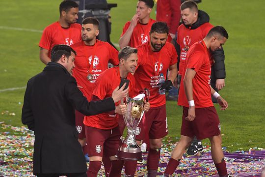 Ciprian Deac a câştigat ultima Supercupă a României chiar în faţa FCSB-ului, în anul 2021. Foto: Imago Images