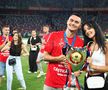 Toate iubitele pe gazon! Imagini de colecție: fotbaliștii celor de la FCSB au sărbătorit alături de partenere triumful din Supercupă » Momente superbe cu familiile lui Pintilii și Charalambous