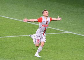 Marius Ștefănescu a marcat la debutul pentru FCSB și are gânduri mari: „Grupele Champions League și titlul”