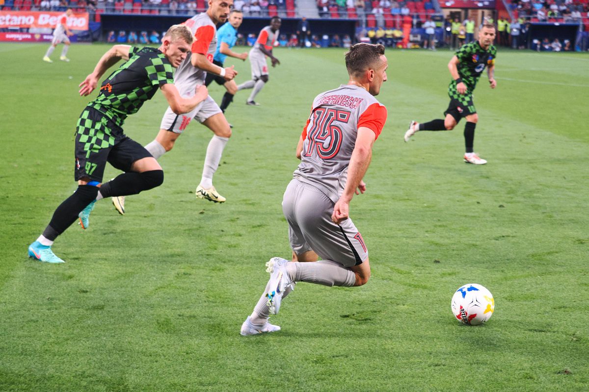 Marius Ștefănescu a marcat la debutul pentru FCSB și are gânduri mari: „Grupele Champions League și titlul”