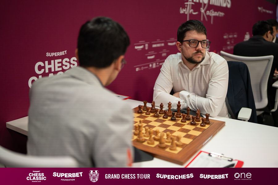 Toate partidele din a șaptea rundă de la Superbet Chess Classic România 2024 s-au încheiat la egalitate